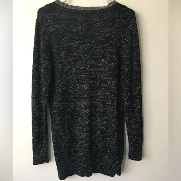 Victoria Secret Womens Sweater Black Shimmer Medium - Picture 6 of 6